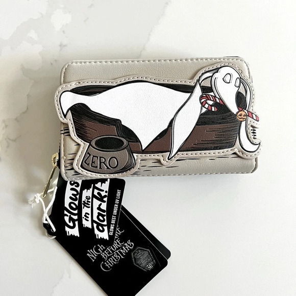 Loungefly The Nightmare Before Christmas Scientific Method Zip Around Wallet NWT - Picture 1 of 4